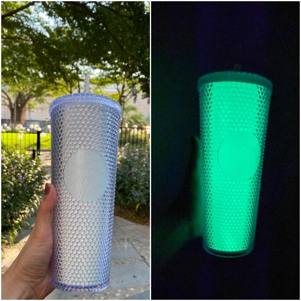 Starbucks halloween 2021 buying glow in the dark cuo