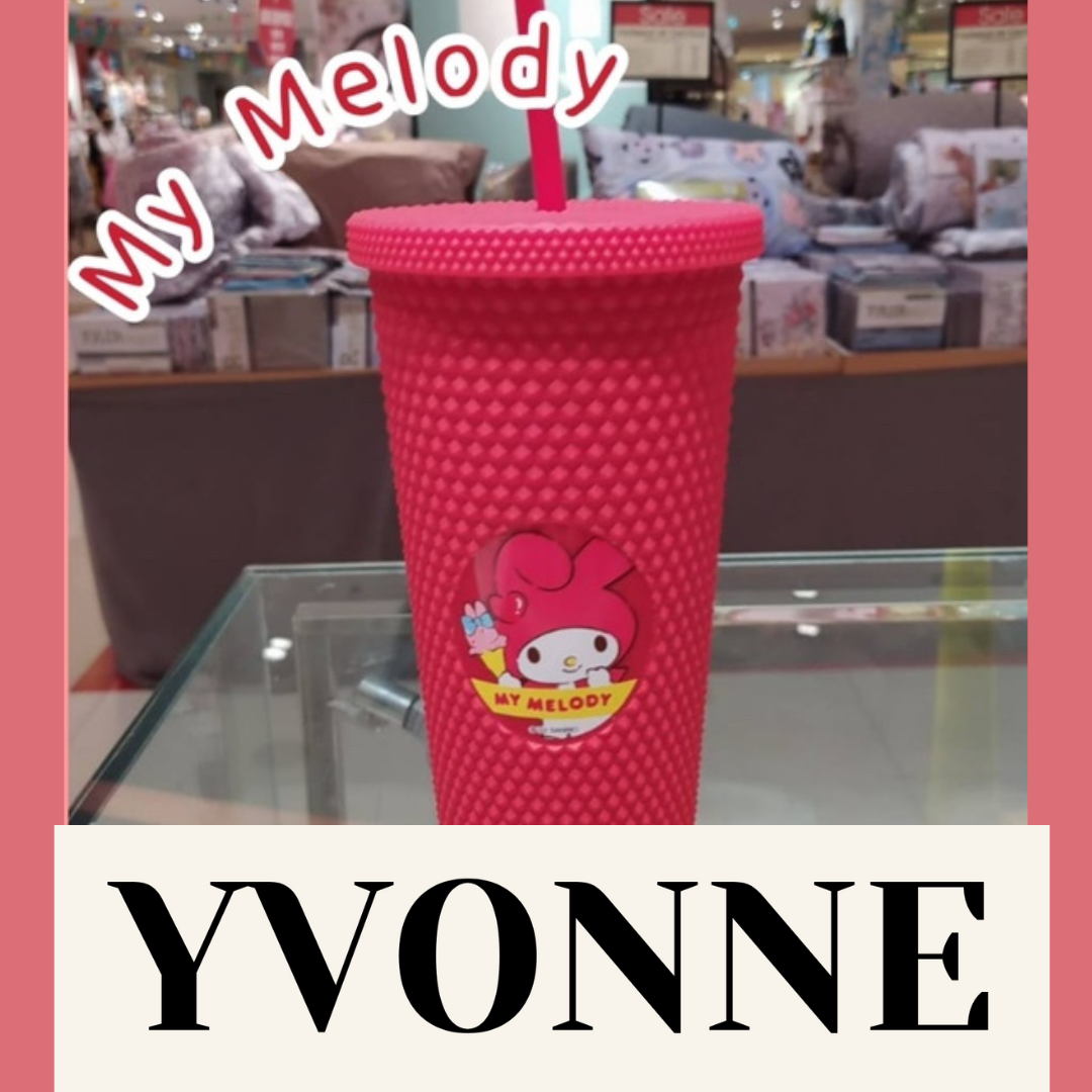 PRE ORDER Sanrio Thailand Hello Kitty My Melody Straw Cup 22oz Tumbler