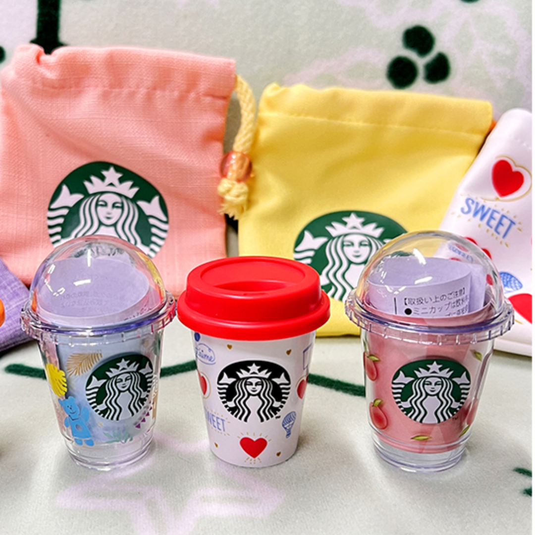 New Starbucks mini Studded Tumbler Cup Keychain Ornament found at