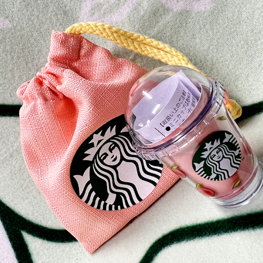 PRE ORDER Starbucks Japan Mini Cup Xmas Ornament Pendant Gift Bag