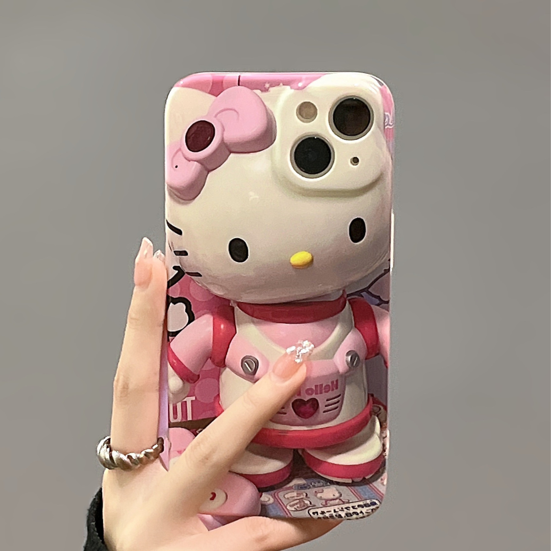Hello Kitty Cute 3D iPhone Protective Case Silicone Cover