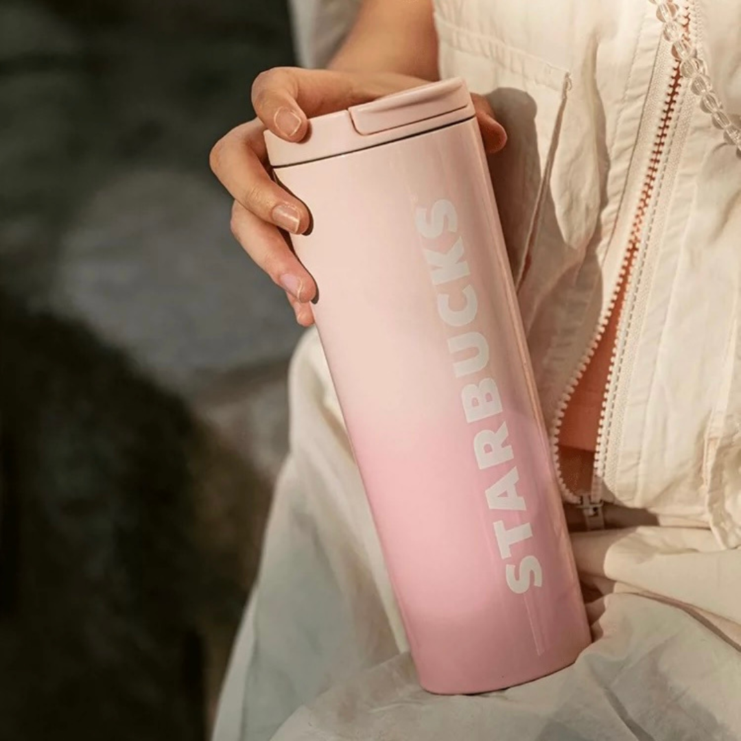 Starbucks China - Cherry Blossom 2022 - 36. Thermos Sakura Pink Logo S —  USShoppingSOS
