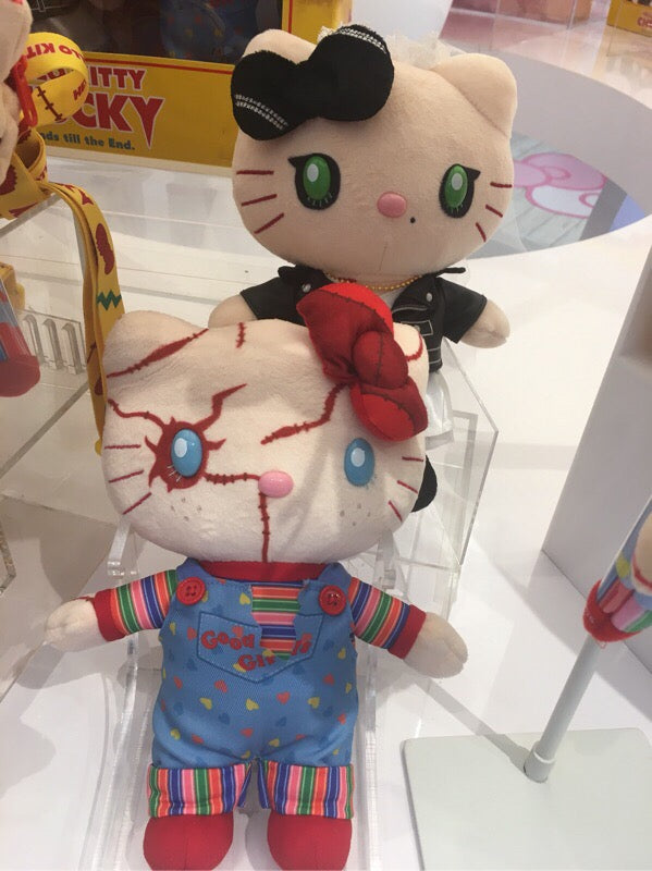 Hello Kitty Chucky Tiffany Plush Doll Child's Play 9" Halloween Bride Doll
