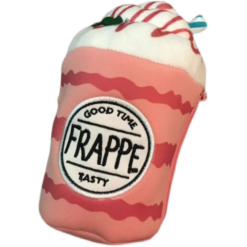 Soft Ice Cream Peach Milk Tea Cup Coin Purse / Tissue Bag / Key Bag