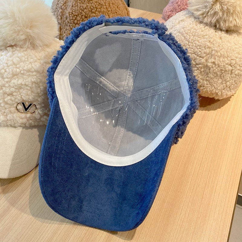 Women's Warm Cap Hat For Autumn/Winter With Fur Ball