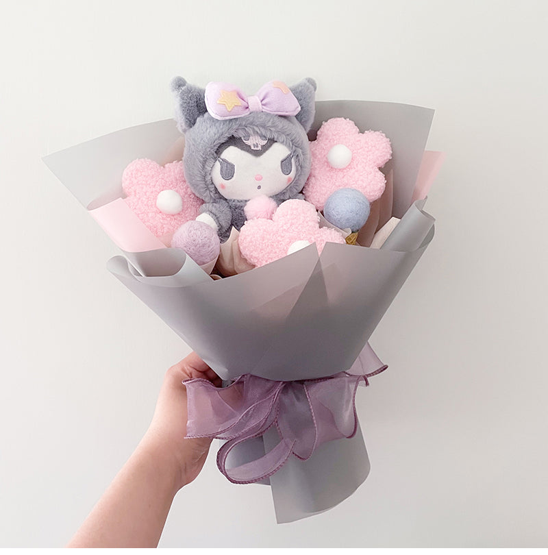 Unbranded Cute Doll Bouquet Hello Kitty Kuromi Characters Perfect Gift