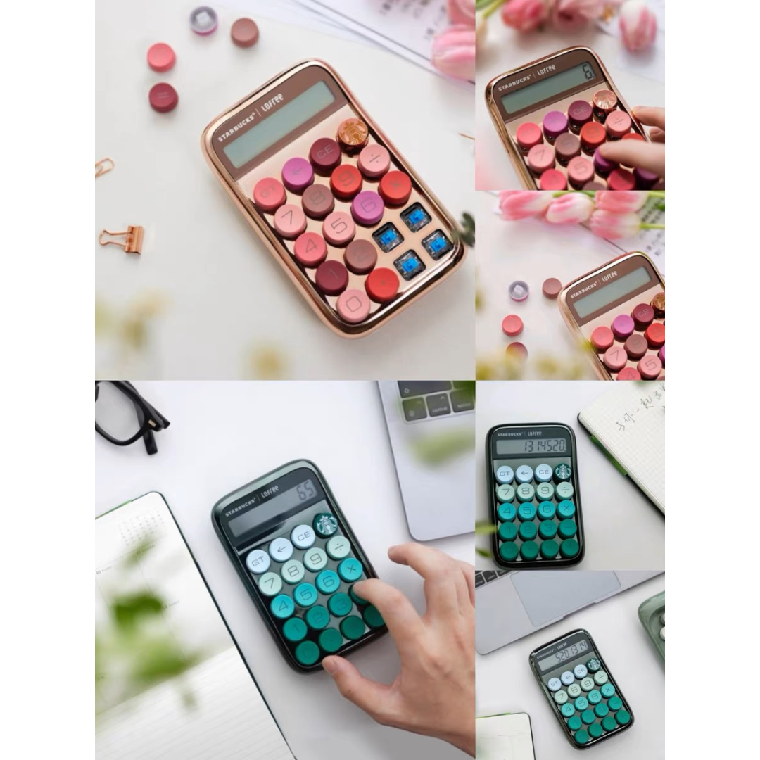 Lofree x Starbucks Candy Bean Calculator Pink / Green