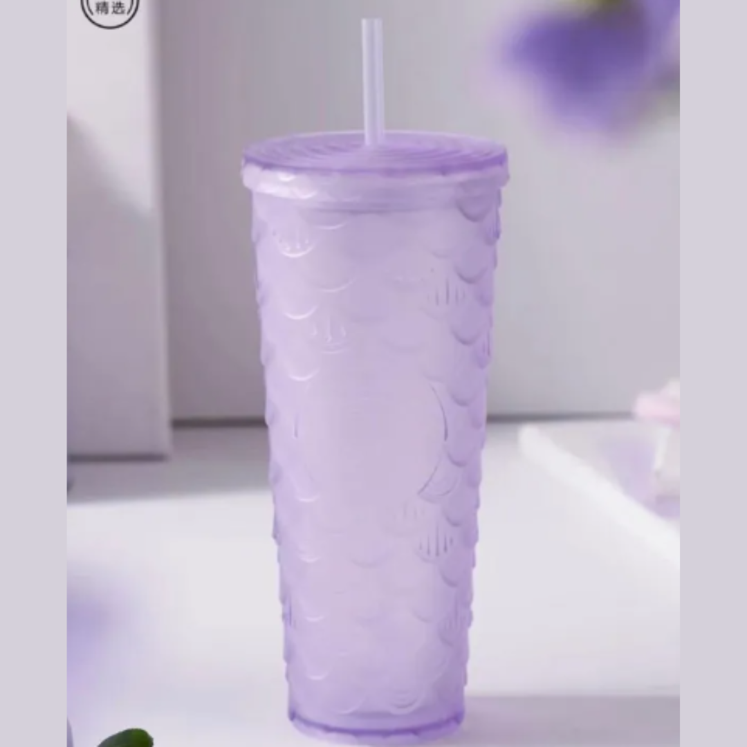 Starbucks China Summer 2023 Purple Scales 24oz Cup Tumbler Cup