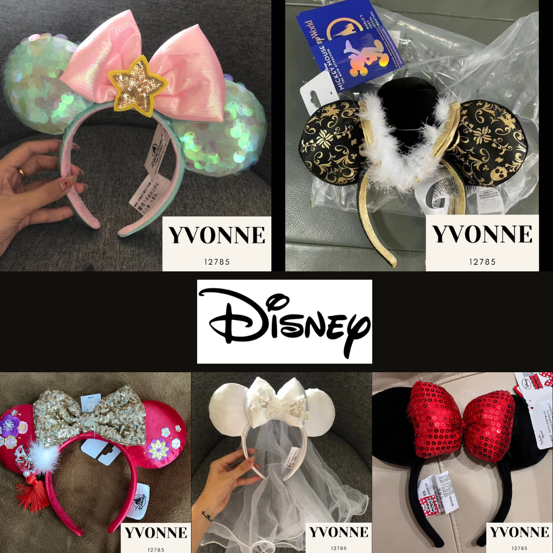 Disney Shanghai Rabbit Minnie Mouse Mickey Mouse Ears Headband Disneyland