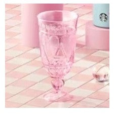 PRE ORDER 2022 Korea Valentine's Day Pink Purple Heart Glass Cup