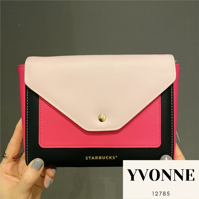 Starbucks Notebook Shining Pink Cherry Blossom Notepad Bag Purse - Yvonne12785