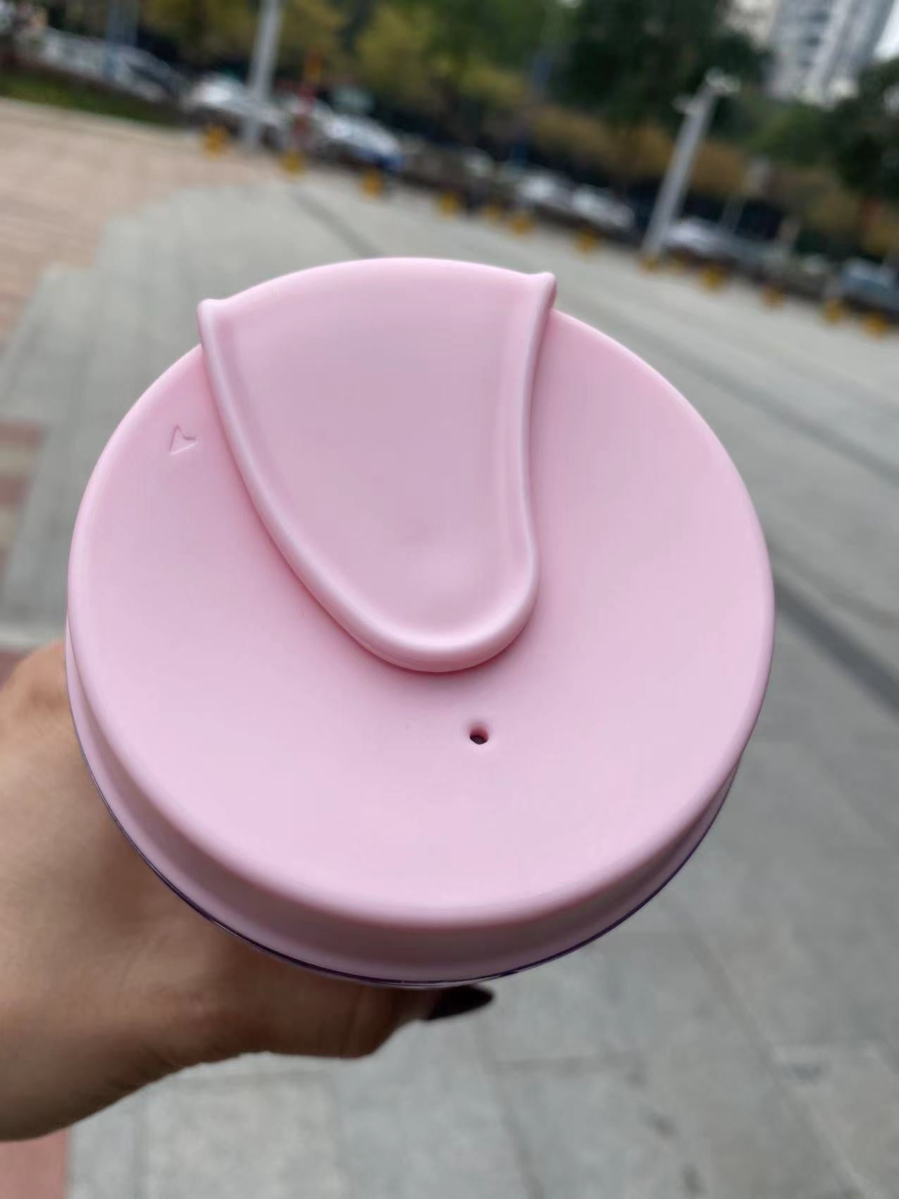 Starbucks 2022 China Pink Sakura 12oz Plastic Cup