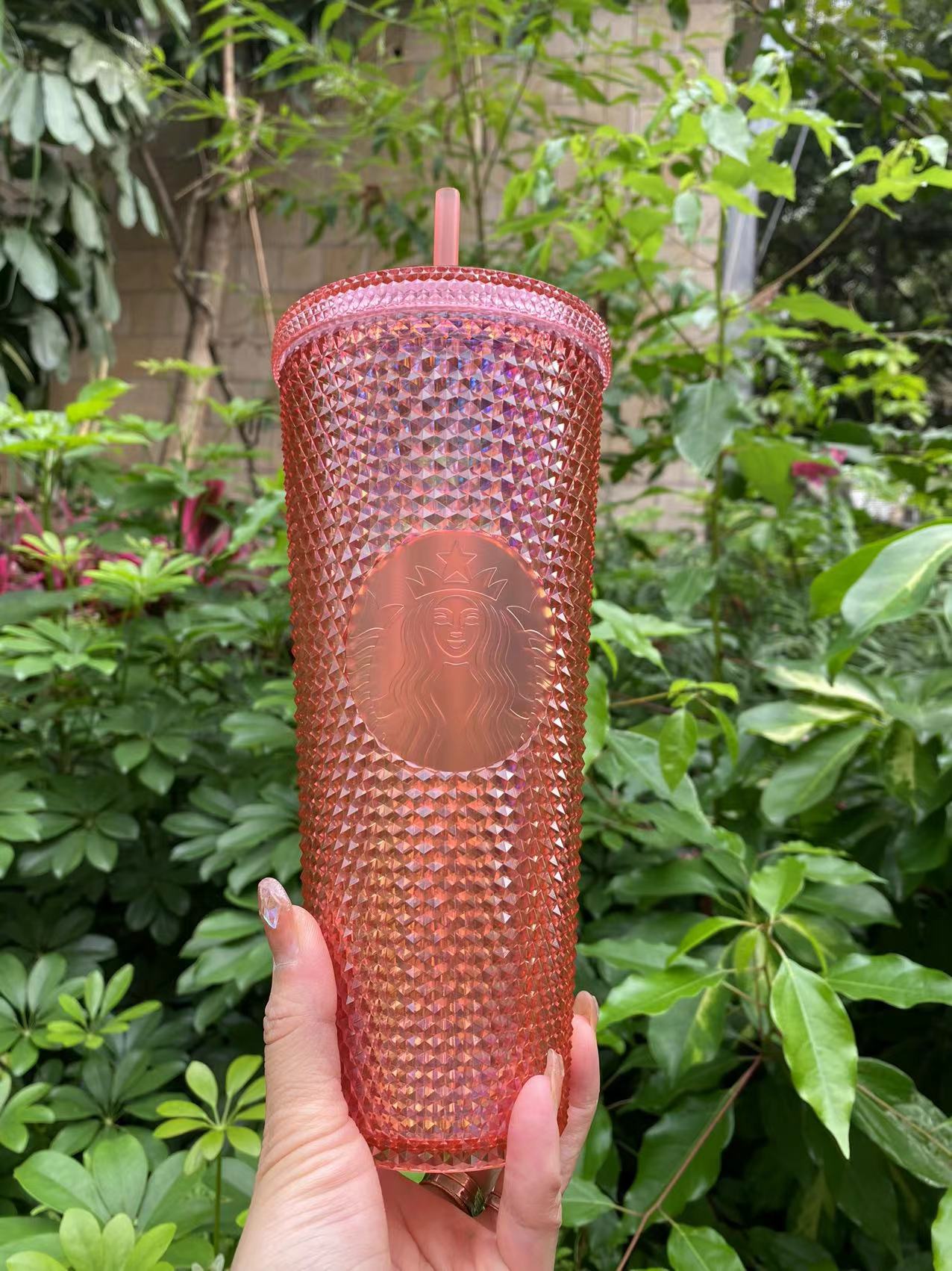 Starbucks Rose Gold Studded Tumbler and hotsell Starbucks Flamingo Studded Tumbler