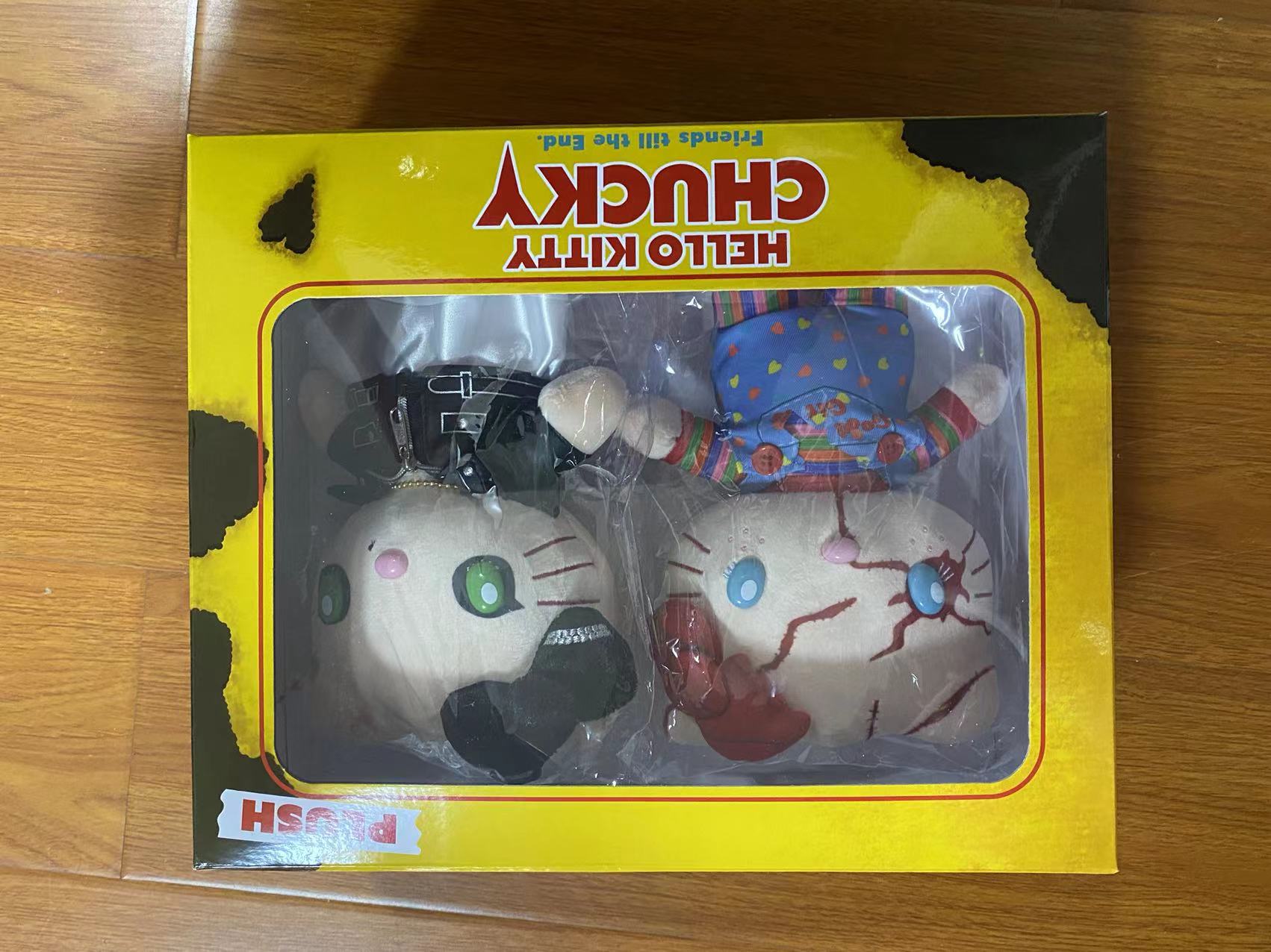 Hello Kitty Chucky Tiffany Plush Doll Child's Play 9" Halloween Bride Doll