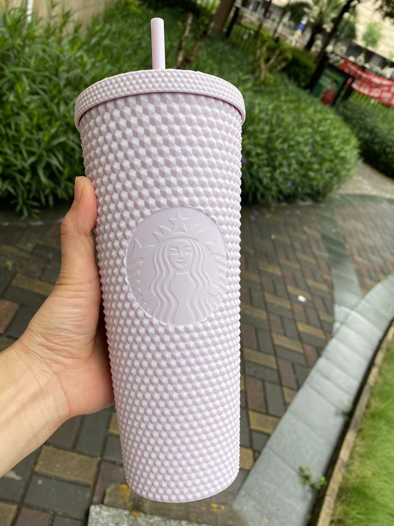 PRE ORDER Thailand May Release Purple Lavender Bling Studded Cup 24oz Tumbler
