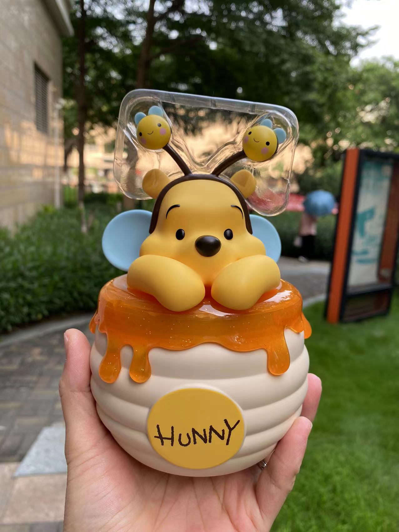 Disney 2022 Shanghai Summer Winnie The Pooh Honey Jar Drinking Cup