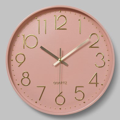 Luxury Clock Modern Minimalist Wall Clock Home Fashion Creative Quartz  Pink / Mint / White / Black Clock