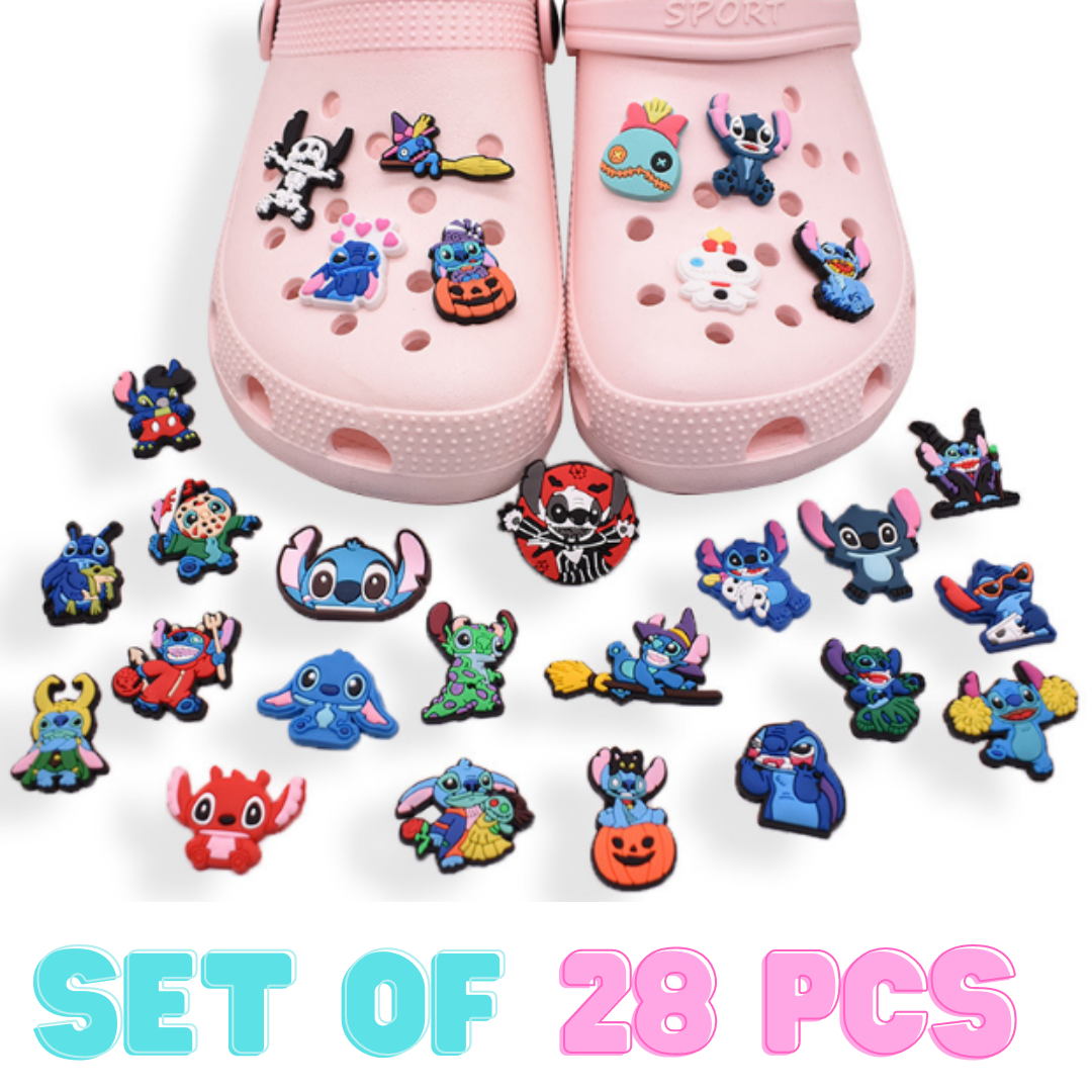 Croc charms lilo and top stitch