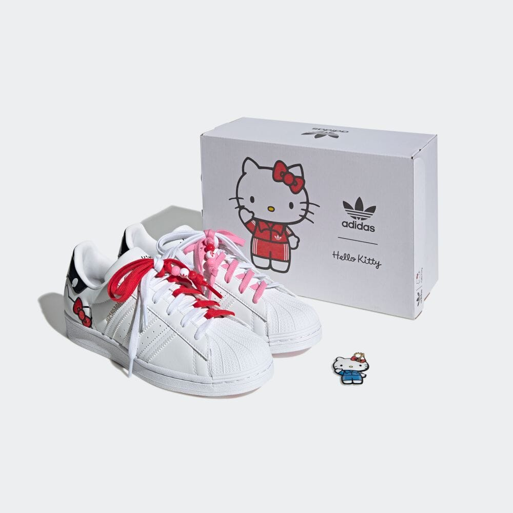 Adidas Originals × Hello Kitty Collaboration Shoes HELLO KITTY SUPERSTAR GW7168