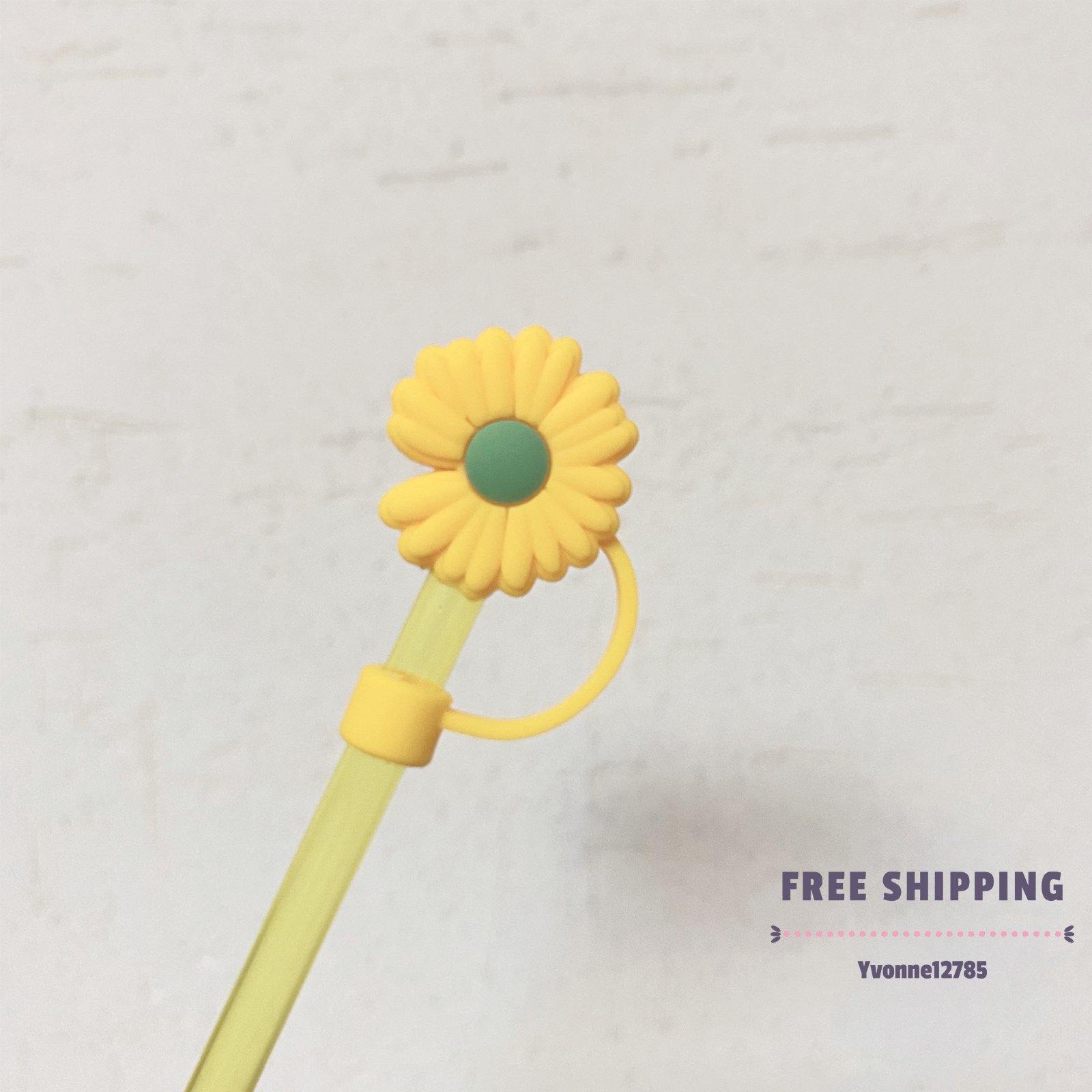 Universal Straw Topper - Sunflower - Yvonne12785