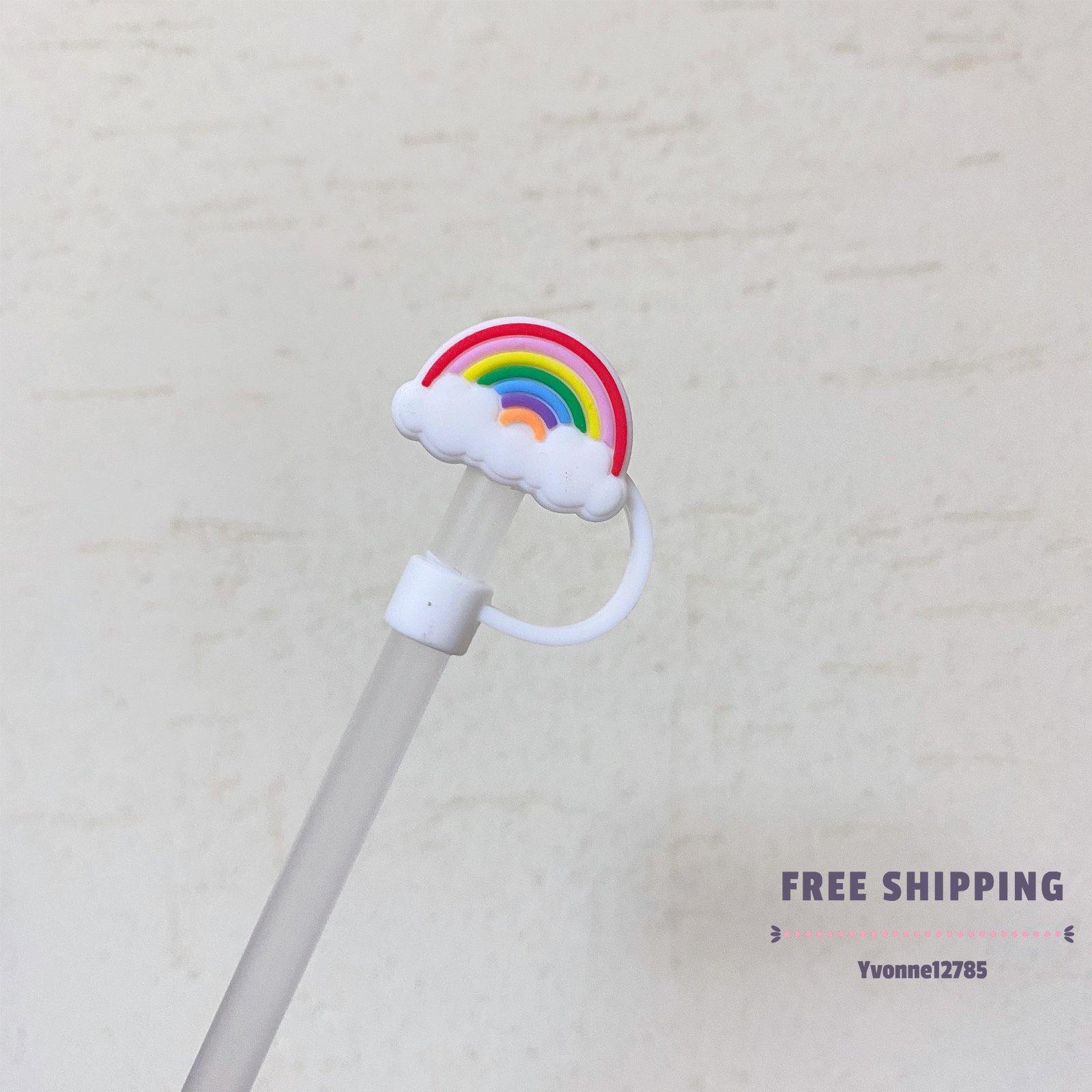 Universal Straw Topper - Rainbow - Yvonne12785