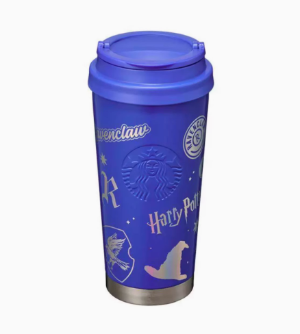 PRE ORDER Starbucks x Harry Potter Korea Ravenclaw Stainless Steel Elma 16oz Blue Cup