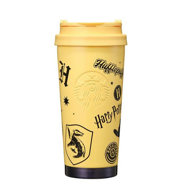 PRE ORDER Starbucks x Harry Potter Korea Hufflepuff Stainless Steel Elma Yellow 16oz Cup (Copy)