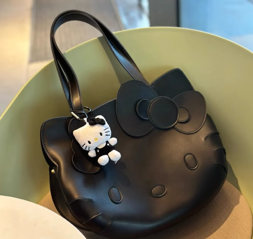 Cute Hello Kitty Black / White Hand Bag Shoulder Bag