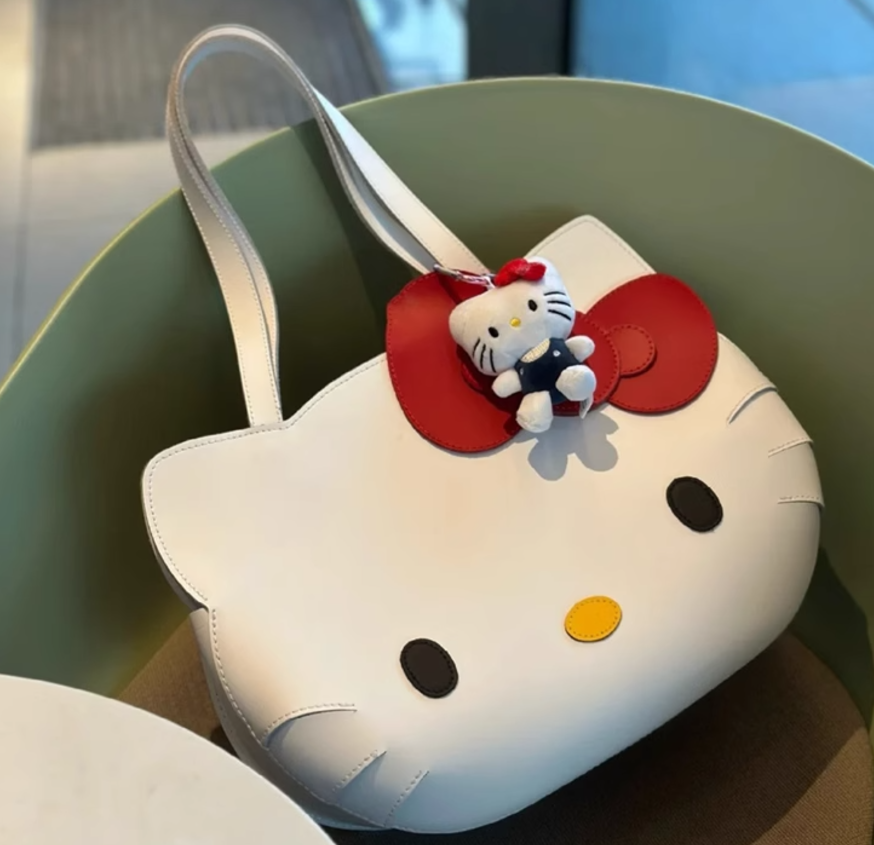 Cute Hello Kitty Black / White Hand Bag Shoulder Bag