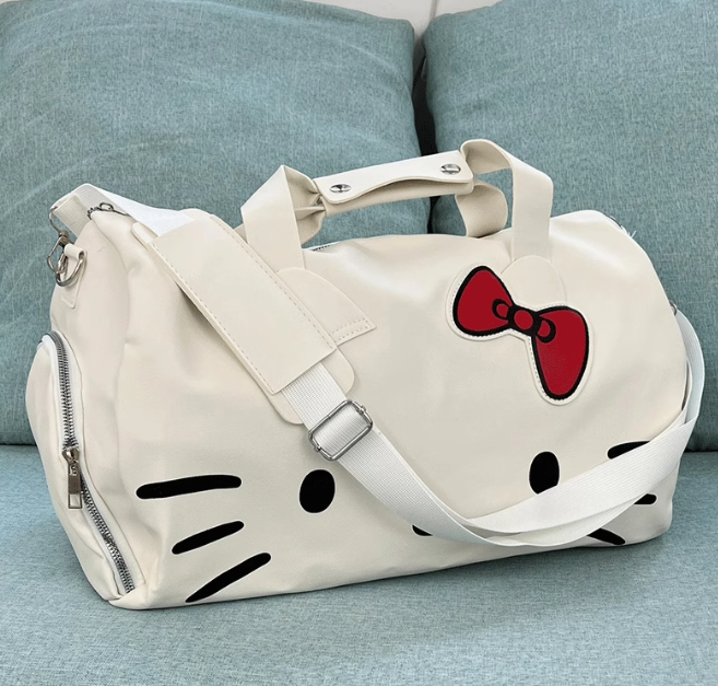 Cute Hello Kitty Travel White Hand Bag