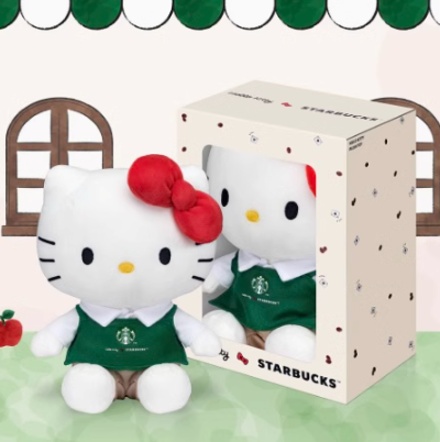 PRE ORDER Hello Kitty X Starbucks Asia Release Plush Doll