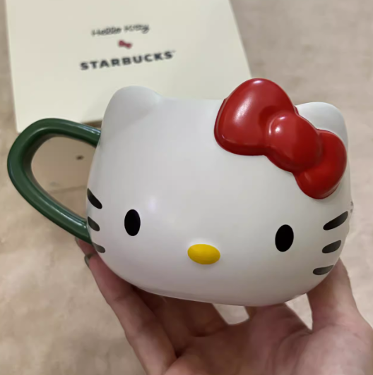 PRE ORDER Hello Kitty X Starbucks Asia Release 12oz Ceramic Mug Cup