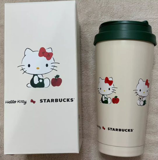 PRE ORDER Hello Kitty X Starbucks Asia Release 16oz Stainless Steel Cup With Lid