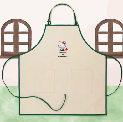 PRE ORDER Hello Kitty X Starbucks Asia Release Apron