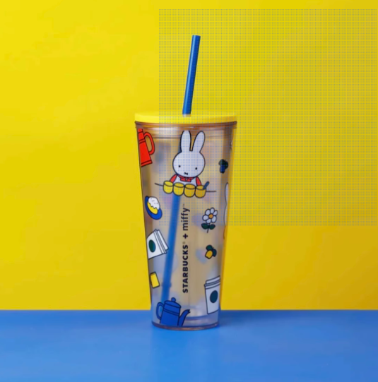 PRE ORDER Miffy X Starbucks Asia Release 20oz Plastic Straw Cup Tumbler