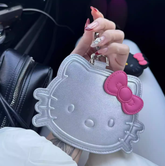 Cute Hello Kitty Card Holder Bag Pendant Accessory