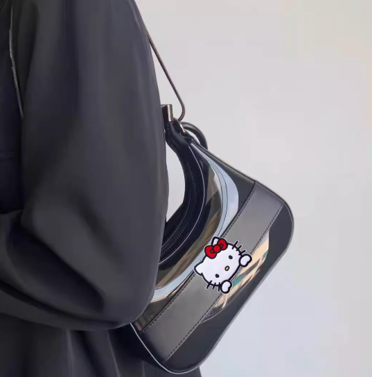 Cute Hello Kitty Black Hand Bag Shoulder Bag