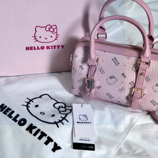 Hello Kitty Pink PU Hand Bag Shoulder Bag