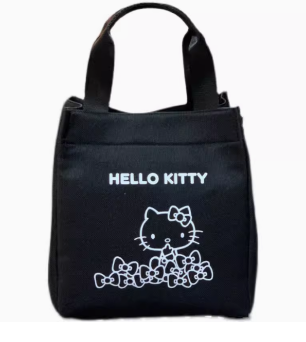 Cute Hello Kitty Hand Bag Black / Beige Bag