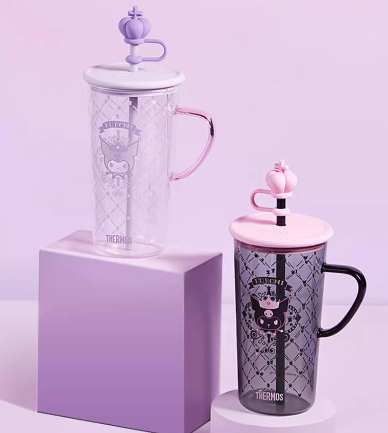 Kuromi Glass Cup Tumbler Collection