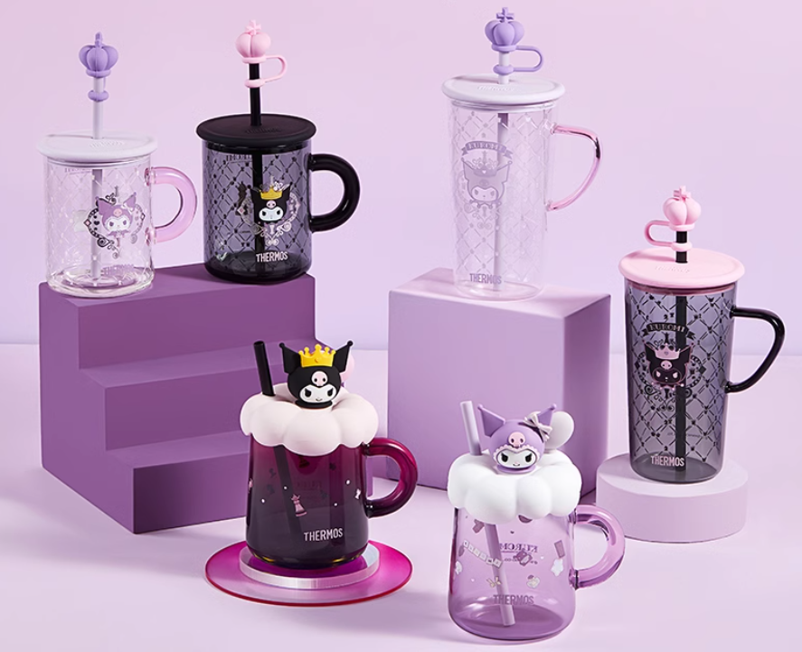 Kuromi Glass Cup Tumbler Collection