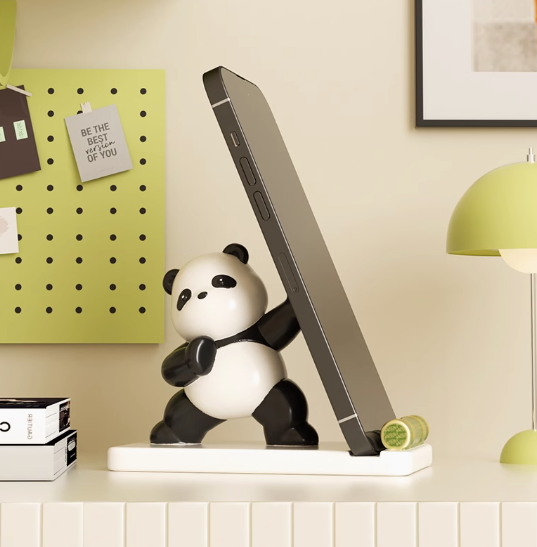 Cute Panda Desktop Mobile Phone Holder