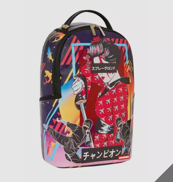 Sprayground Backpack Sharkuza Japan Style Laptotp Books Back To School Bag NEW !