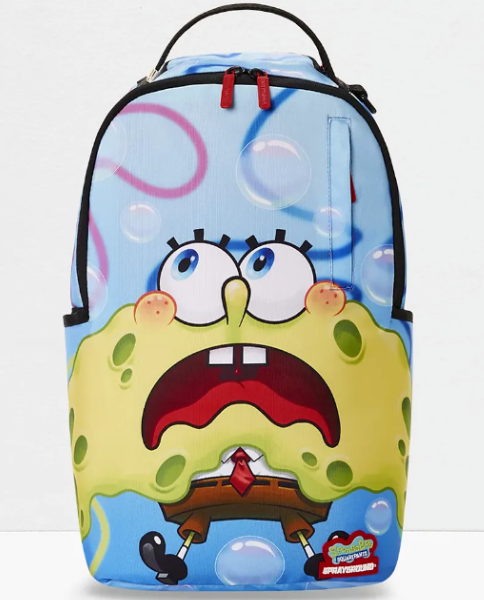 Sprayground Spongebob Shark Shape Sponge Backpack SquarePants Laptpop School Bag