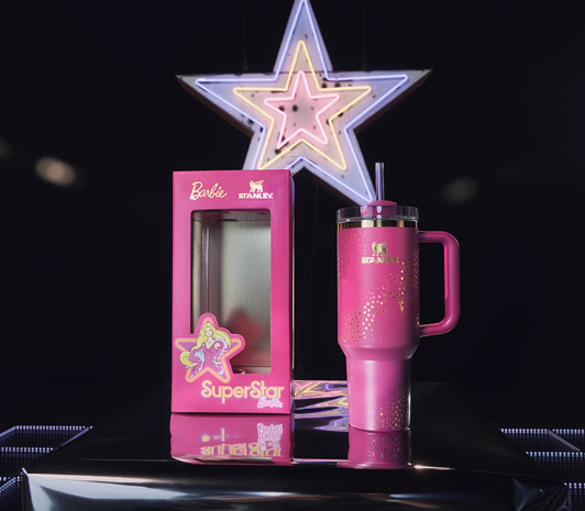 PRE ORDER Stanley China&nbsp;2024 Barbie Collection Superstar Quencher 40oz Stainless Steel Cup