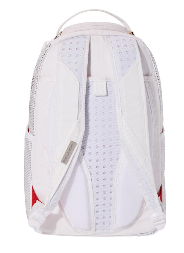 Sprayground Clearcut Dlx Backpack With Glitter Details In White