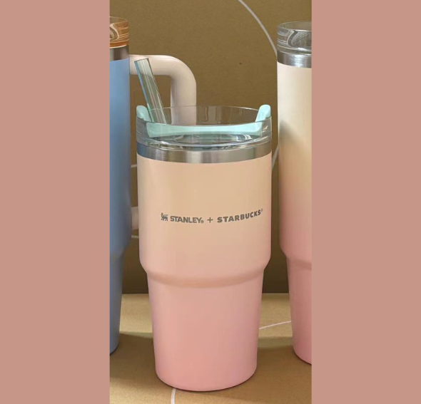 PRE ORDER 2024 Starbucks X Stanley Taiwan Alpaca Pink Gradient 20oz Straw Cup Tumbler