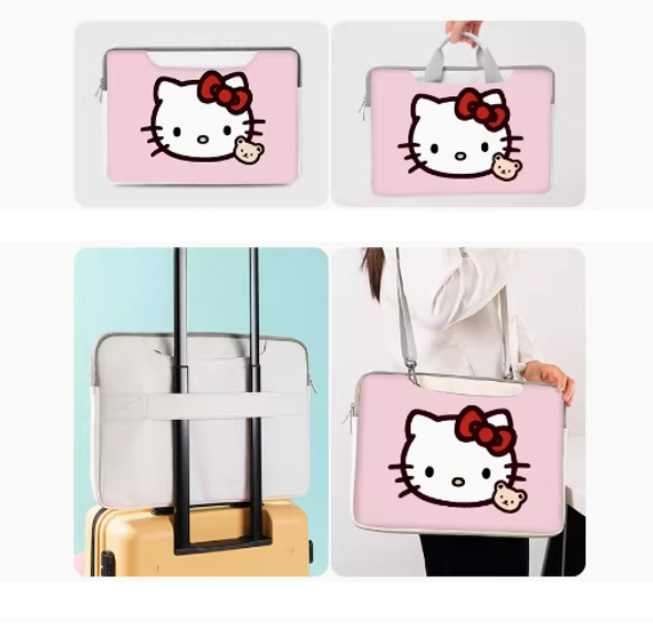 Cute Hello Kitty Travel Pink Laptop Bag