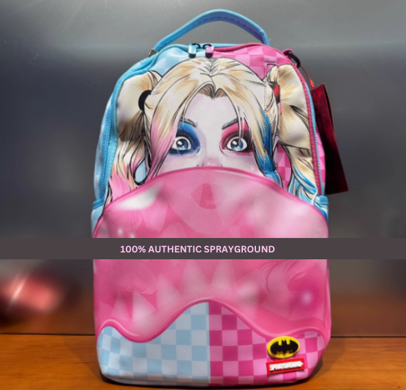 Sprayground Backpack HARLEY QUINN BUBBLE Laptotp Books School Bag