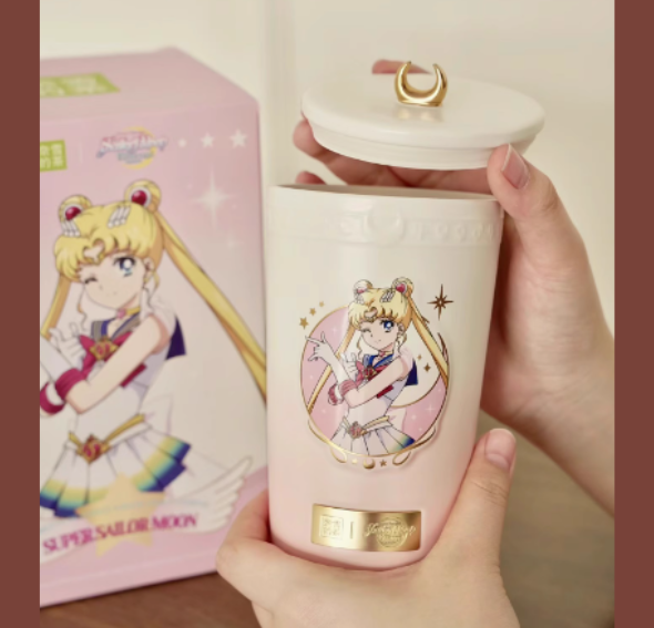 Sailor Moon Ceramic Cup With Lid China Exclusive